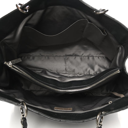 Chanel Caviar Quilted XXL Grand Shopping Tote GST Dark Grey 5 of 17