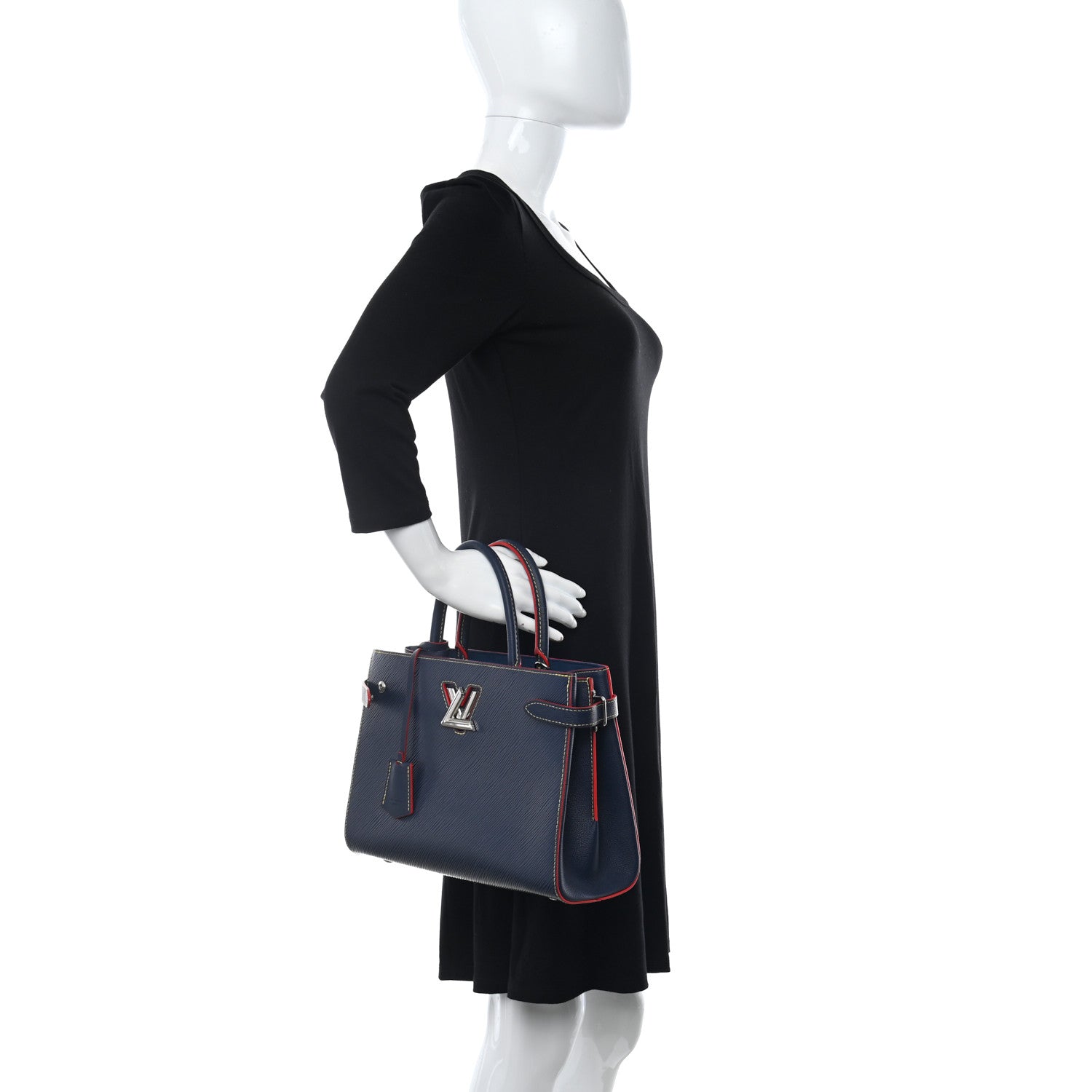 Louis Vuitton Epi Twist Tote Indigo 2 of 8