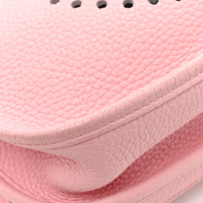 Hermes Taurillon Clemence Evelyne III PM Rose Sakura 18 of 19