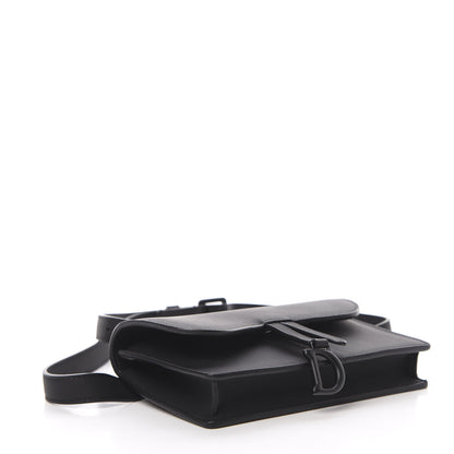 Christian Dior Ultra Matte Calfskin Saddle Belt Bag Black 4 of 13