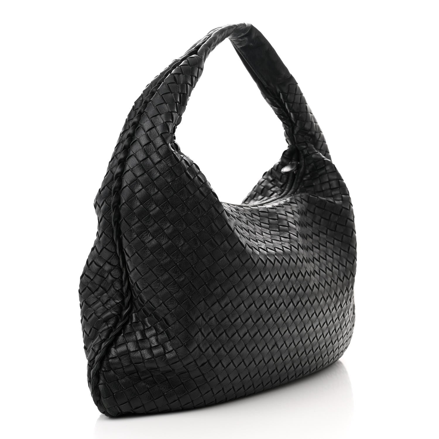 Bottega Veneta Nappa Intrecciato Large Veneta Hobo Black 3 of 11