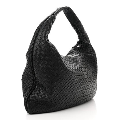 Bottega Veneta Nappa Intrecciato Large Veneta Hobo Black 3 of 11