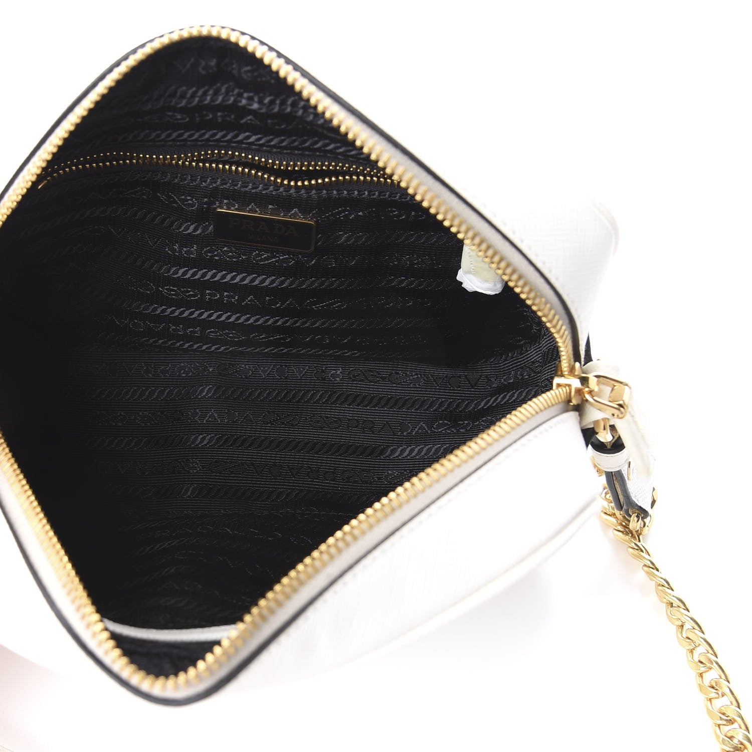 Prada Saffiano Camera Crossbody Bianco 4 of 8