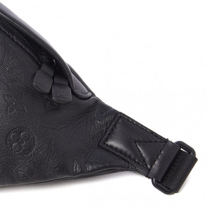 Louis Vuitton Calfskin Monogram Shadow Discovery Bumbag Black 5 of 9