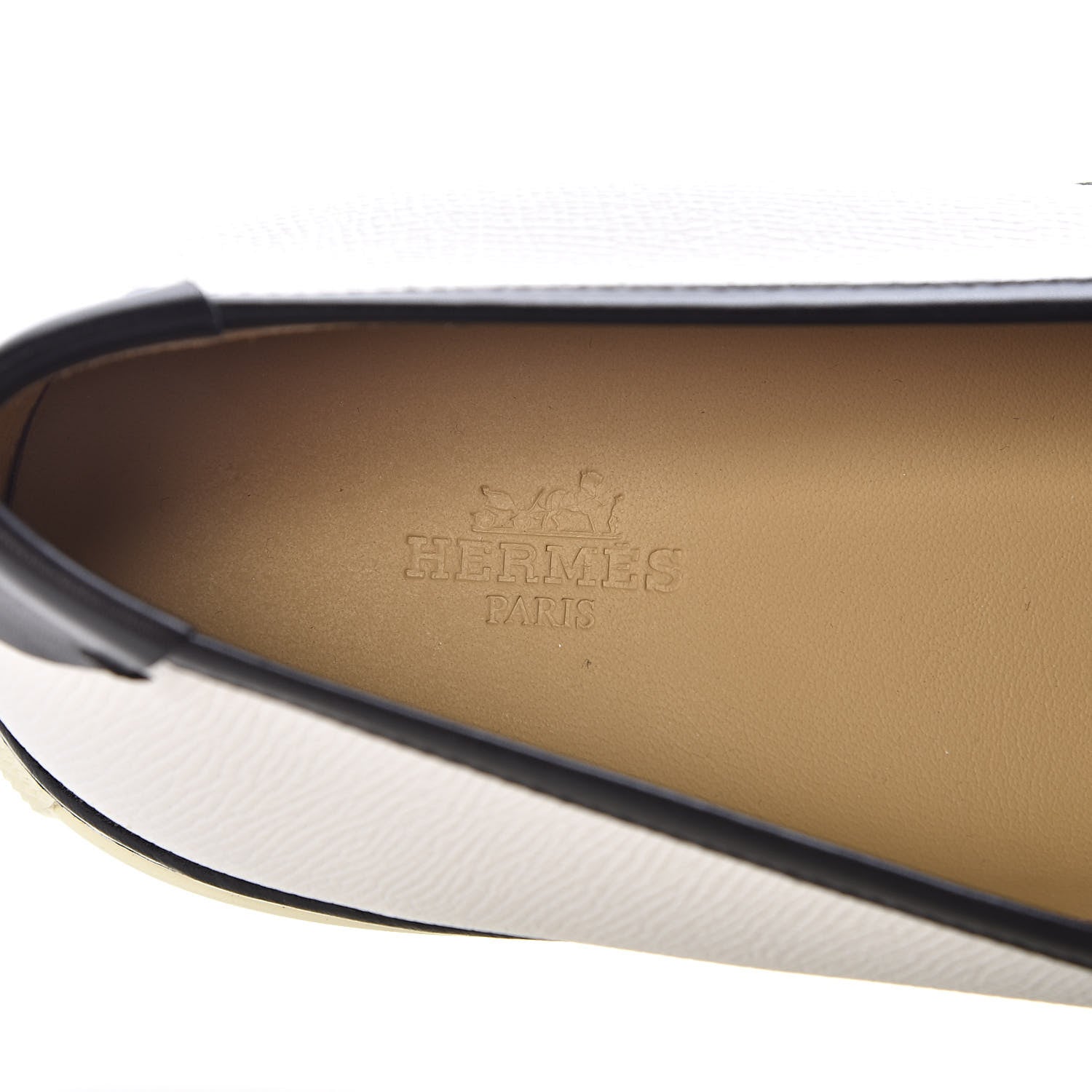 Hermes Epsom Calfskin Mens Must Sneakers 41.5 Celadon Black White 8 of 14