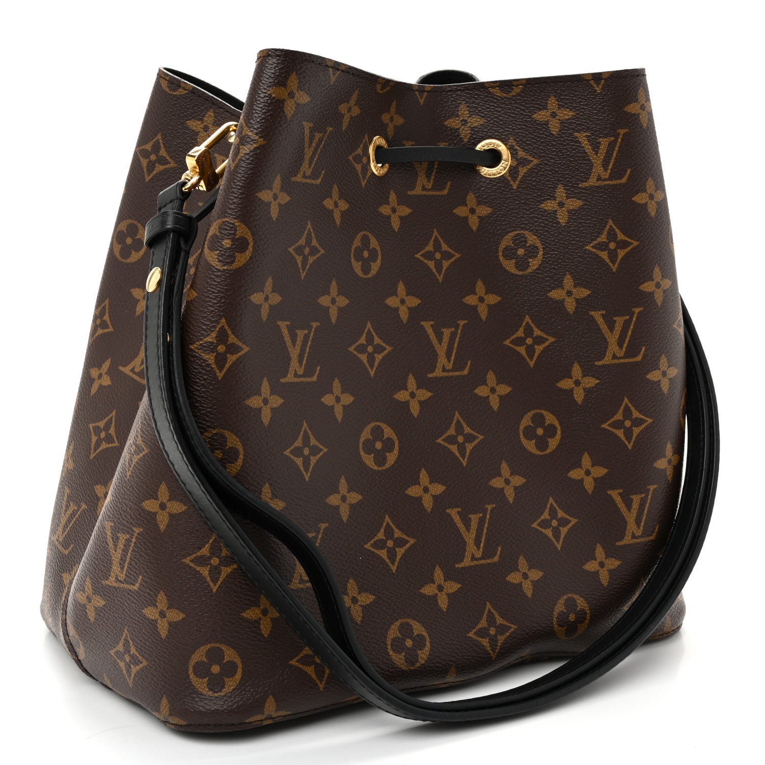 Louis Vuitton Monogram Neonoe MM Black 3 of 9