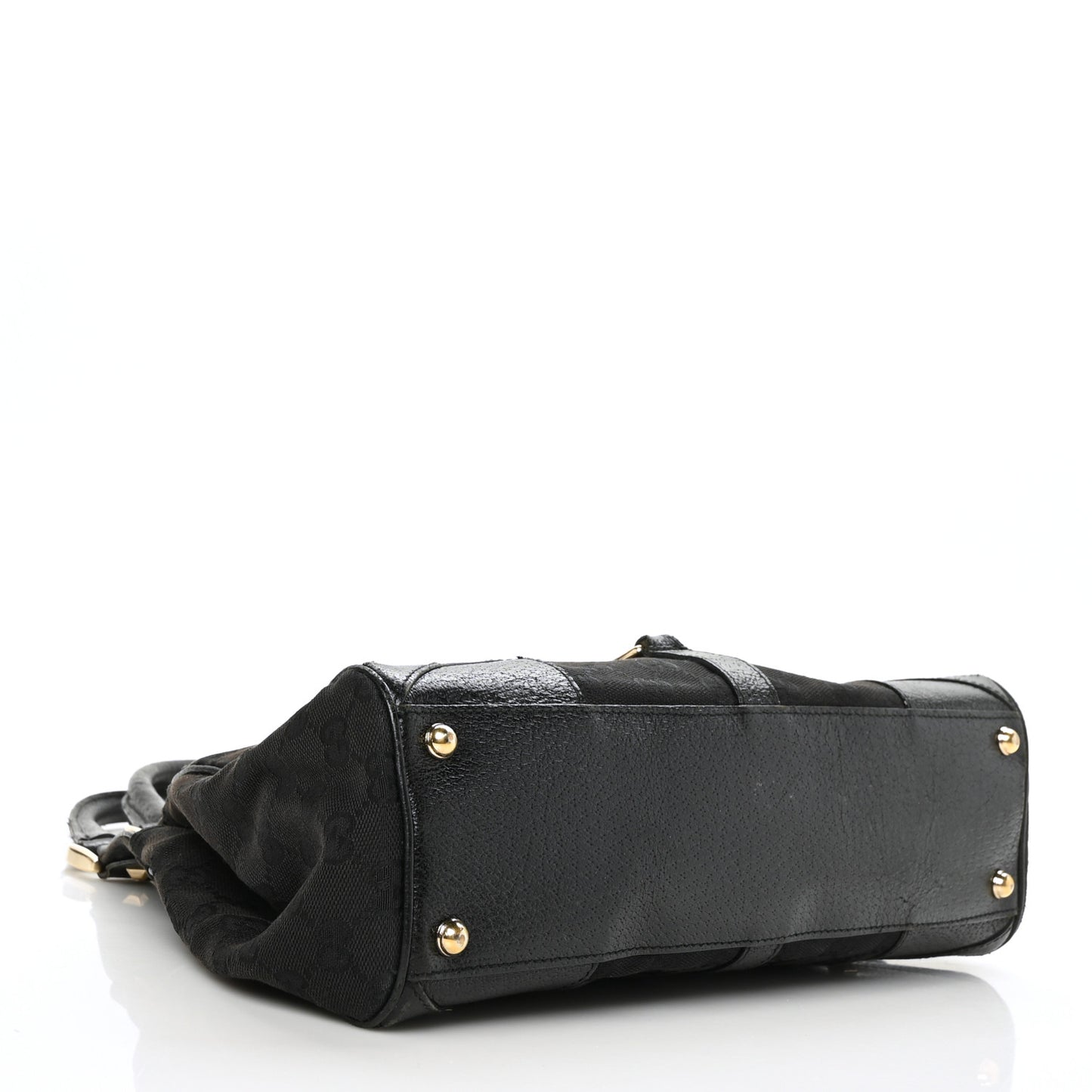 Monogram Calfskin Large Bardot Tote Black