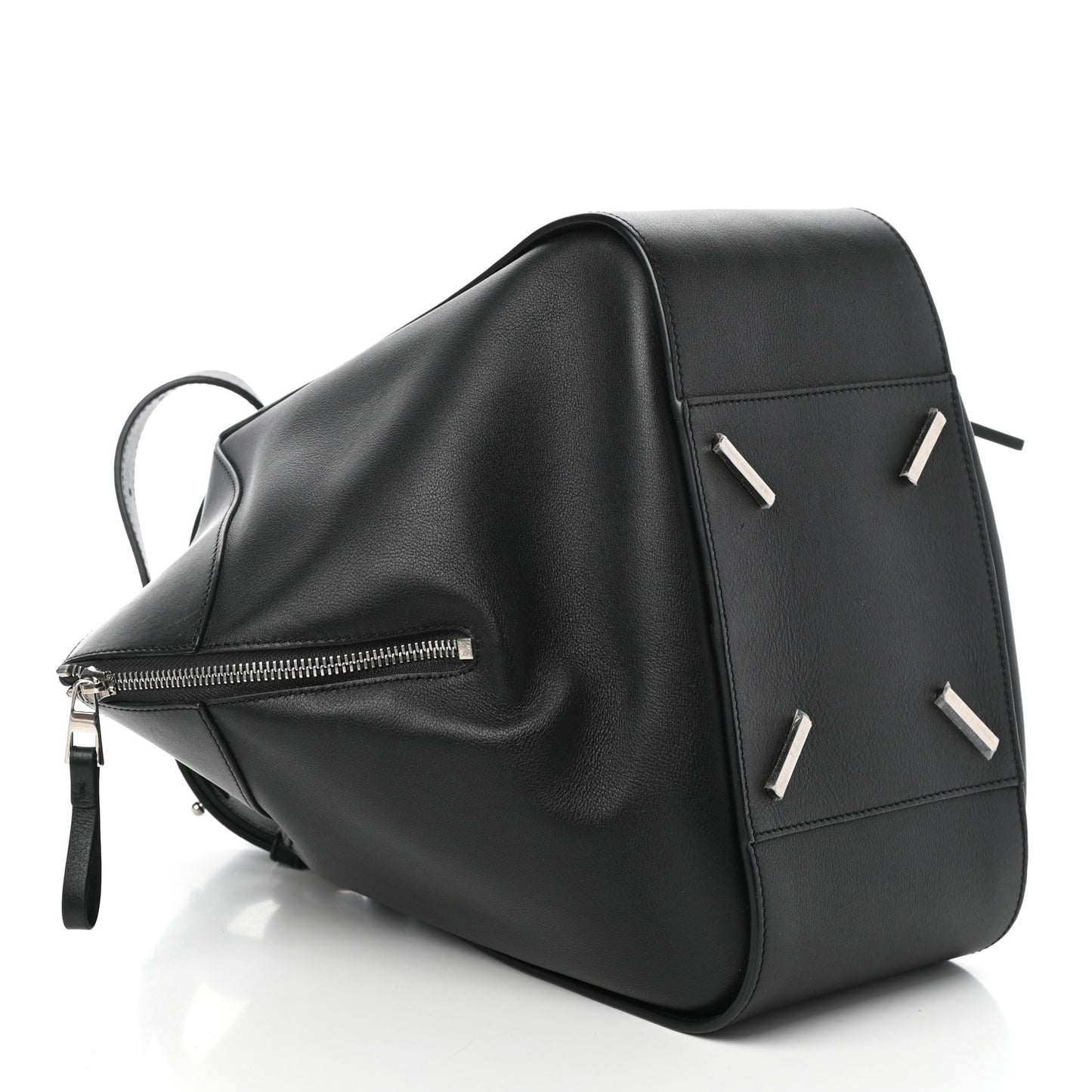 Calfskin Small Hammock Shoulder Bag Black