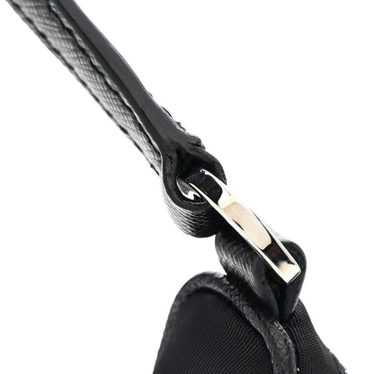 Prada Tessuto Nylon Saffiano Mini Re-Edition 2005 Bag Black 14 of 15