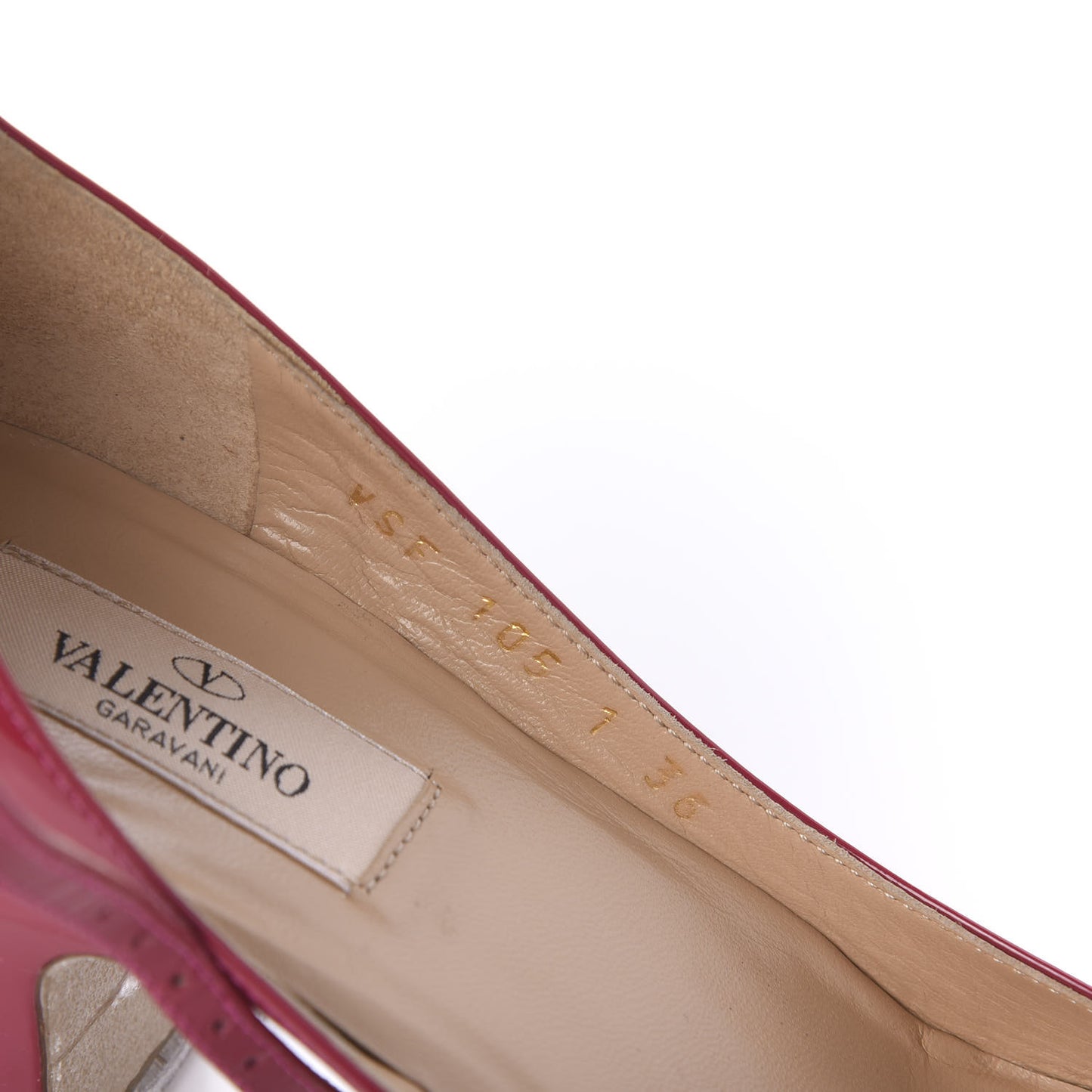 Patent Tan-Go Mary Jane 60mm Pumps 36 Deep Cyclamin