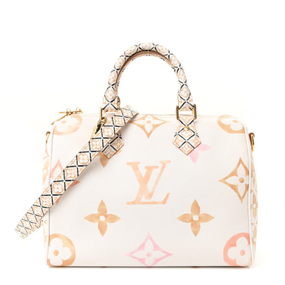 Louis Vuitton Monogram Giant By The Pool 2.0 Speedy Bandouliere 25 Beige 1 of 9