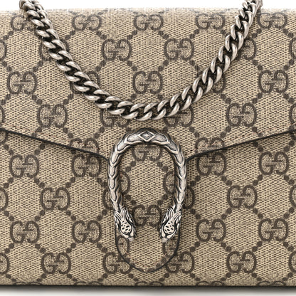 Gucci GG Supreme Monogram Mini Dionysus Chain Wallet Beige Taupe 9 of 12