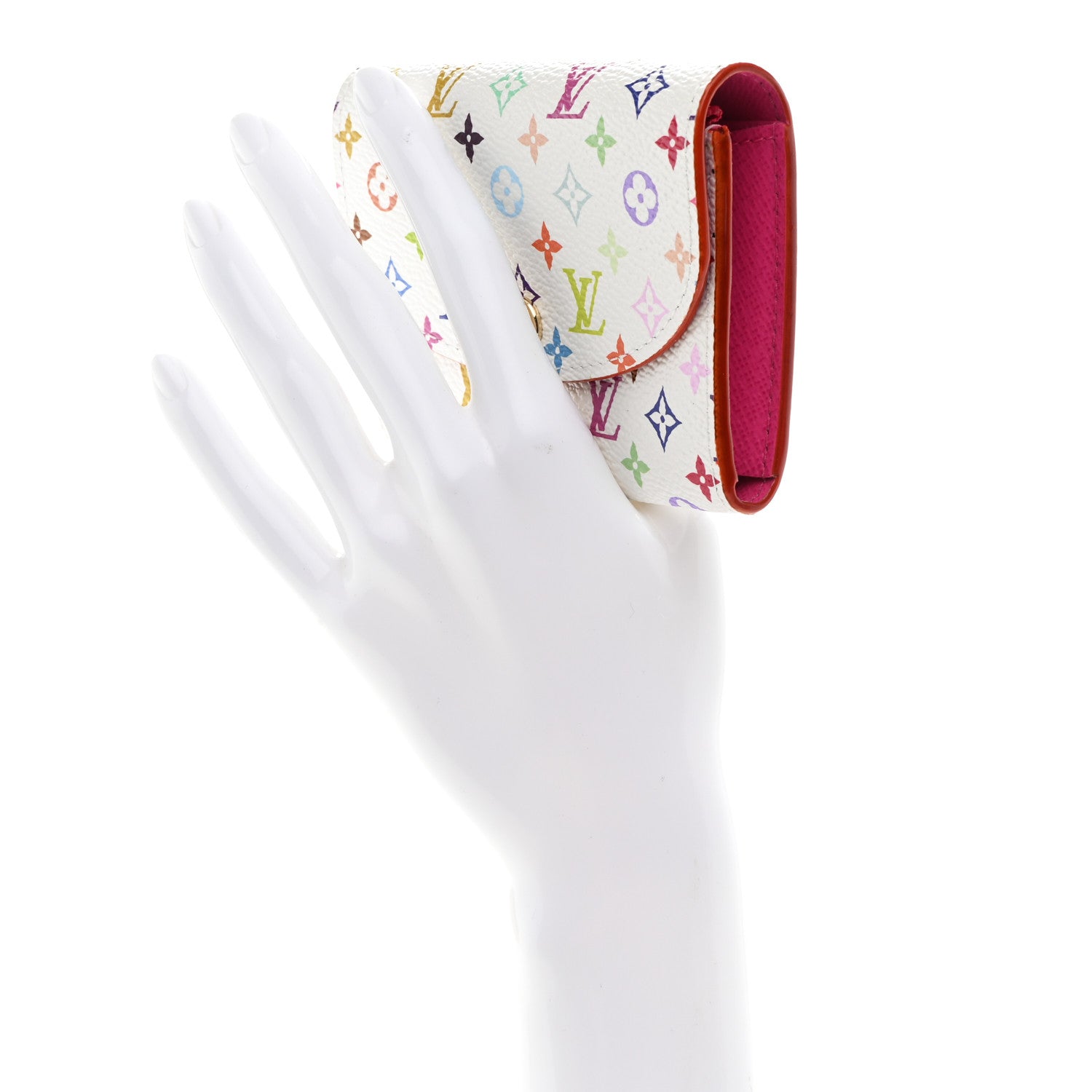 Louis Vuitton LV X TM Monogram Multicolor Rosalie Coin Purse White Kawaii Pink 2 of 7