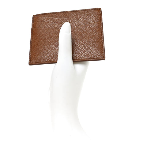 Vitello Daino Card Holder Cognac