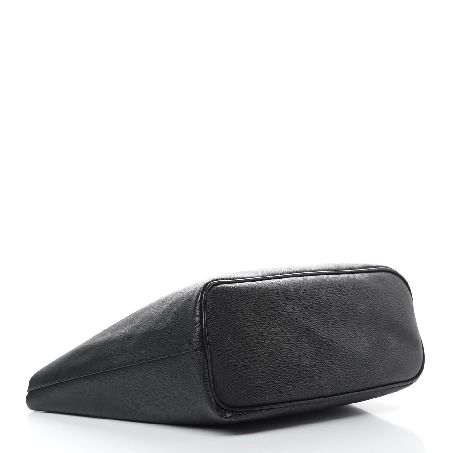 Coated Canvas Medium Antigona Tote Black