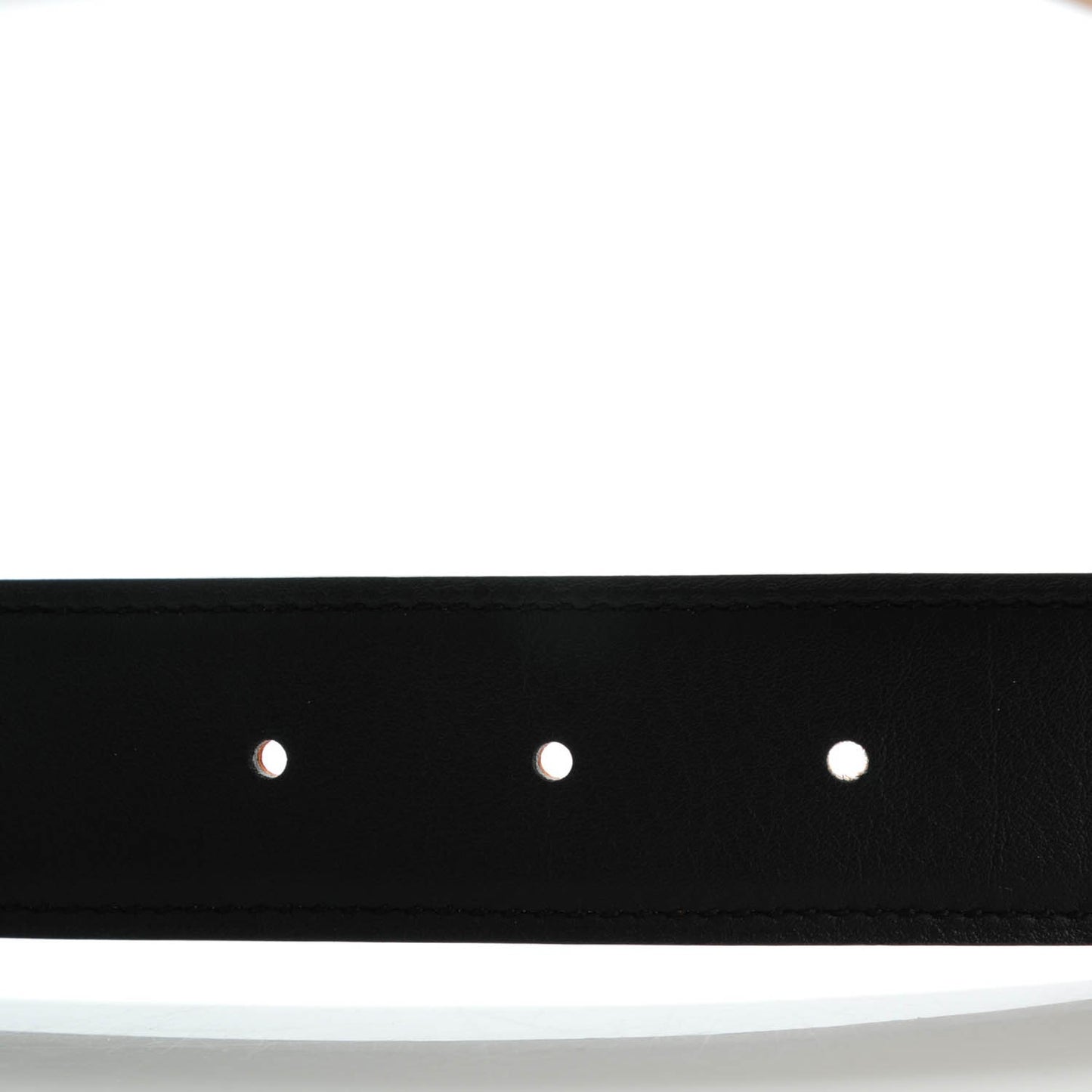 Swift Epsom 32mm Belt Strap 80 Black Orange