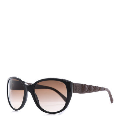 Chanel Lambskin Quilted CC Sunglasses 5199 Q Brown 1 of 8