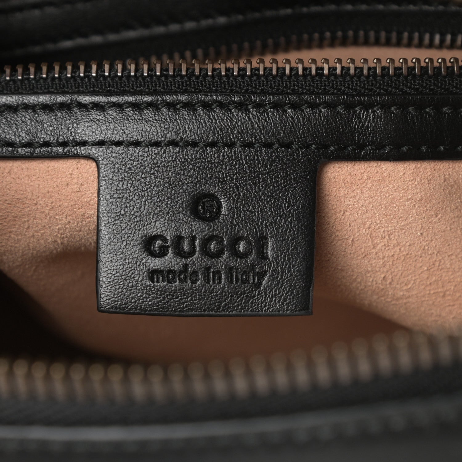 Gucci Calfskin Matelasse GG Marmont Travel Bag Black 6 of 10