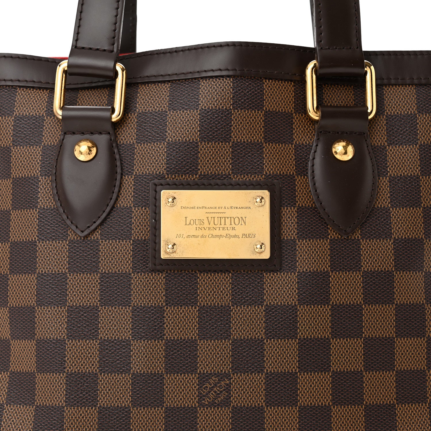 Louis Vuitton LOUIS VUITTON Damier Ebene Hampstead PM 6 of 8