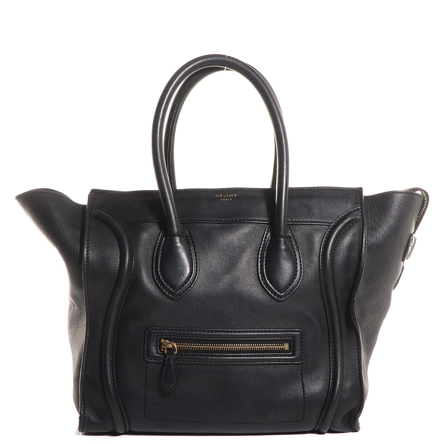 Celine Smooth Calfskin Mini Luggage Black 1 of 9