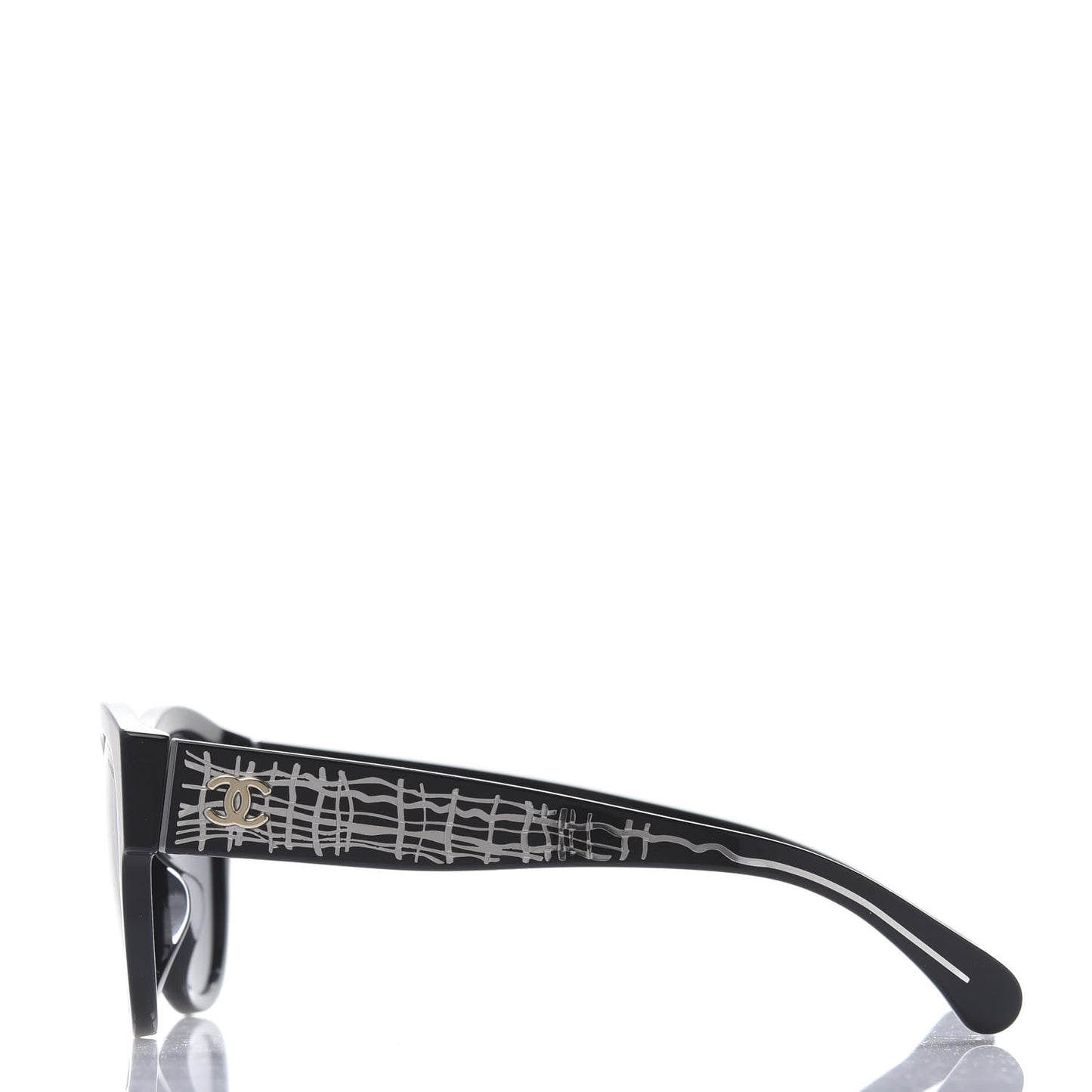 Acetate Polarized Pantos Sunglasses 5434 Black