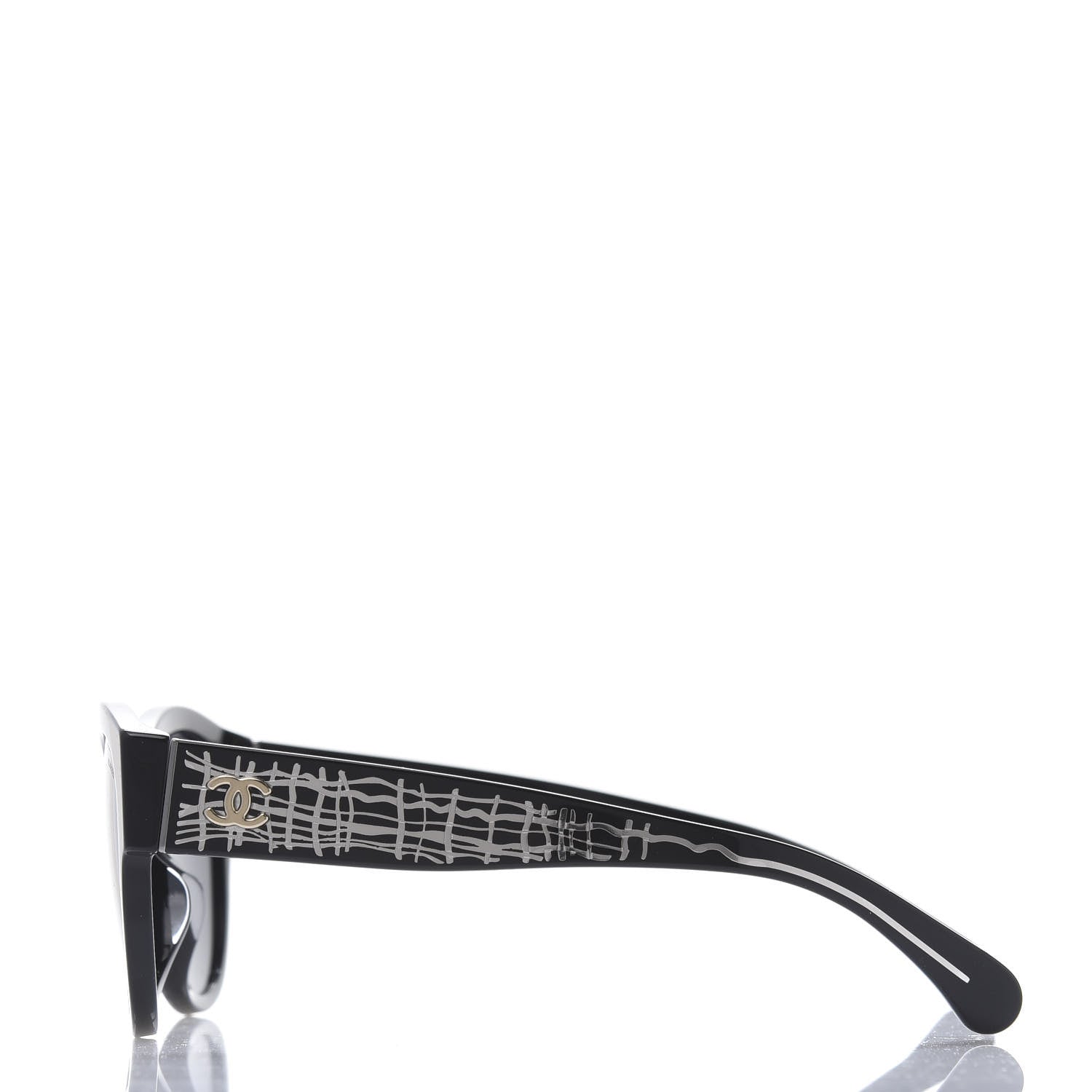 Chanel Acetate Polarized Pantos Sunglasses 5434 Black 3 of 9