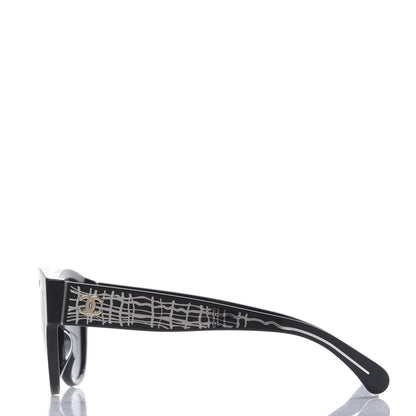 Chanel Acetate Polarized Pantos Sunglasses 5434 Black 3 of 9