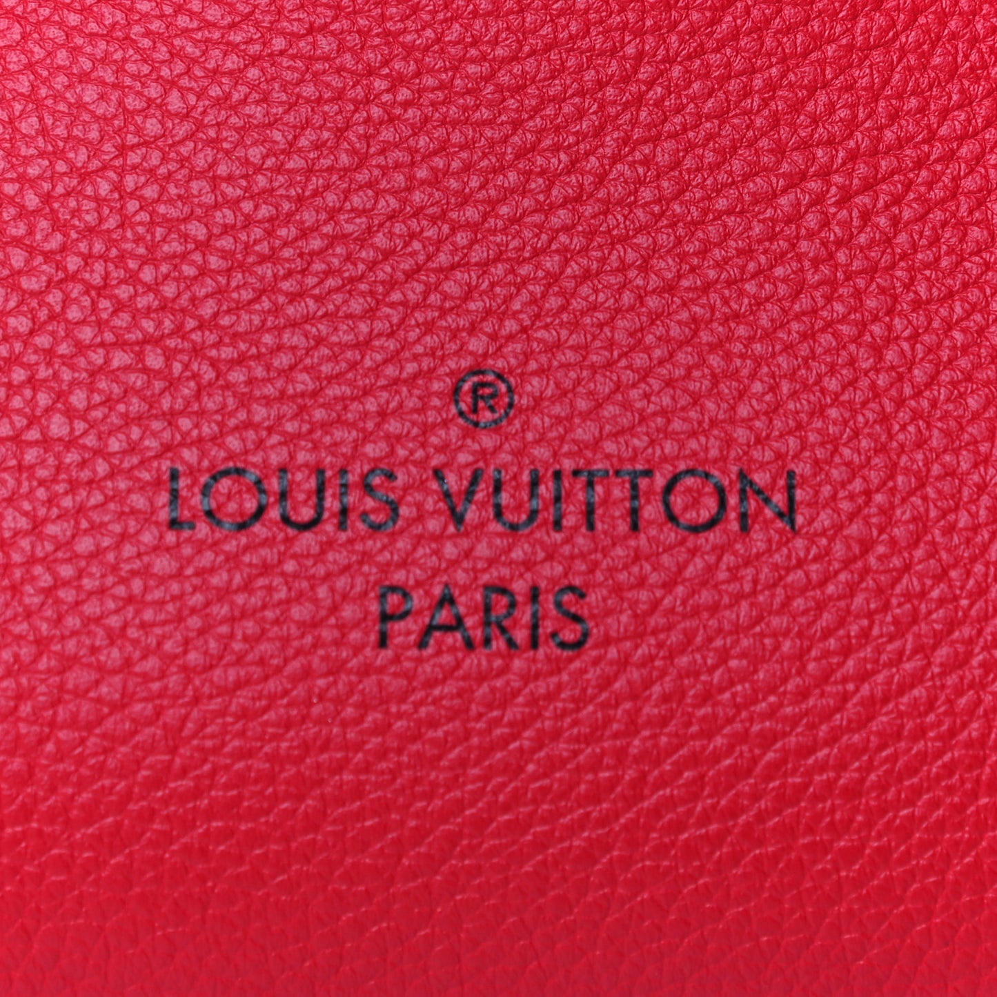 Calfskin Monogram On My Side Pirate Red