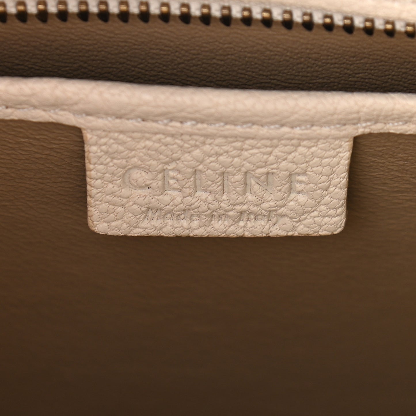 Goatskin Nano Luggage White