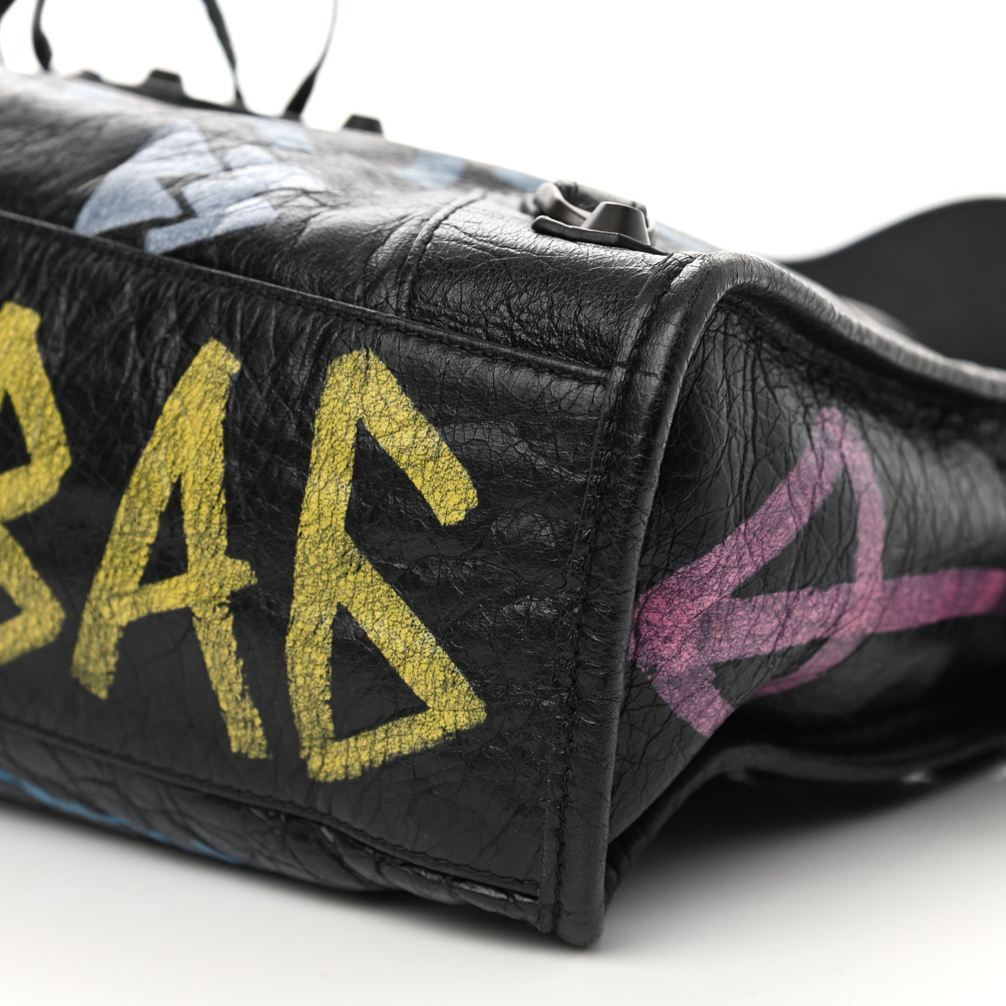 Agneau Graffiti All Over Classic Hardware S City Black Multicolor