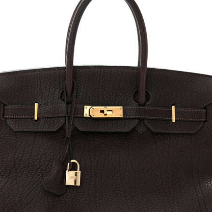 Hermes Fjord Birkin 35 Chocolate 11 of 19