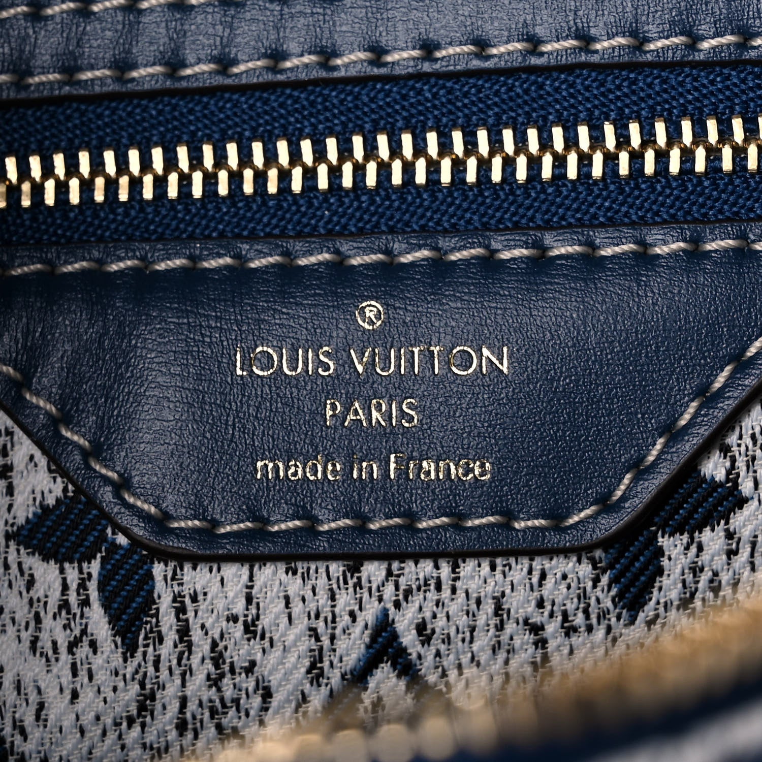 Louis Vuitton Monogram Jacquard Denim Speedy Bandouliere 25 Bleu 6 of 12
