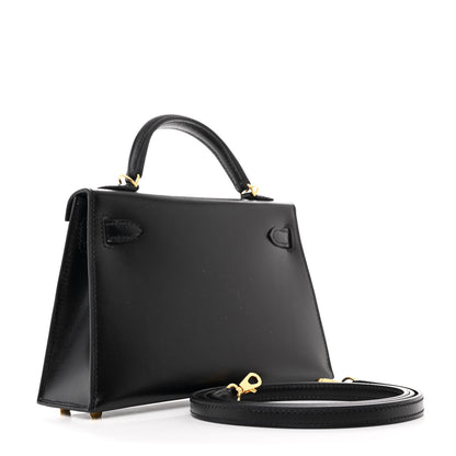 Hermes Box Mini Kelly Sellier 20 Black 3 of 11
