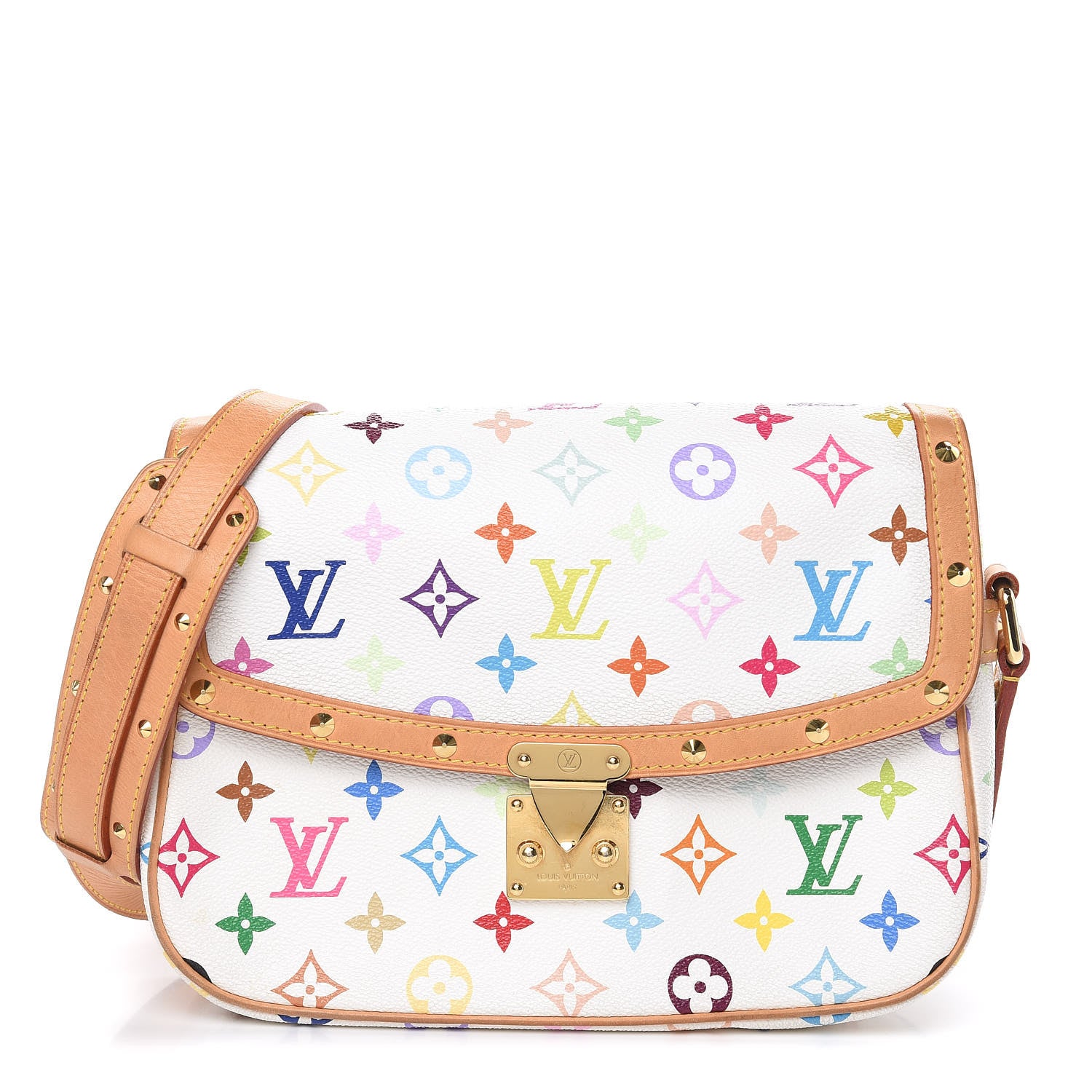 Louis Vuitton Monogram Multicolor Sologne White 1 of 19