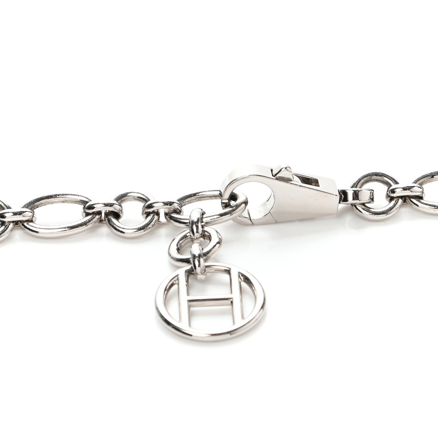 Palladium Silver Olga 5 Charms Chain Belt