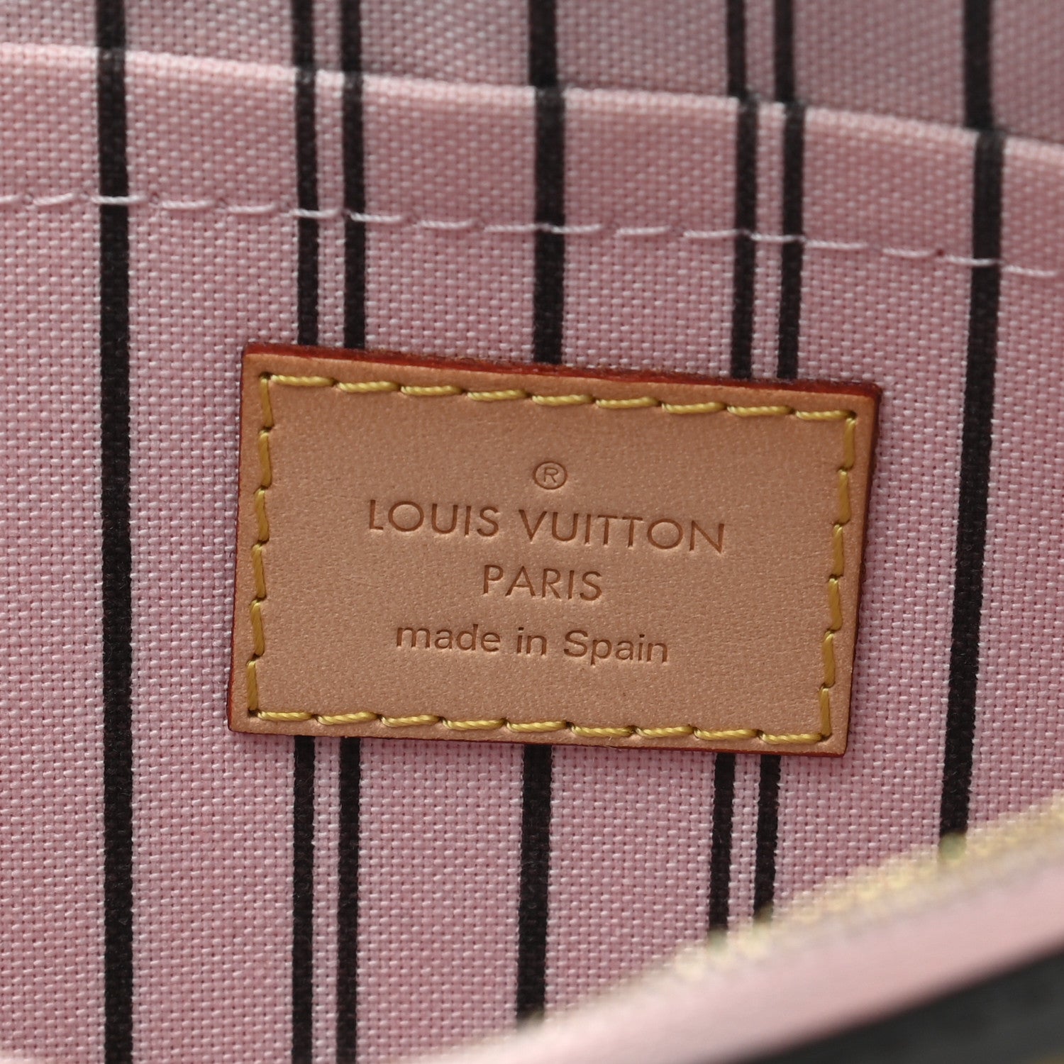 Louis Vuitton Monogram Neverfull MM GM Pochette Rose Ballerine 6 of 8