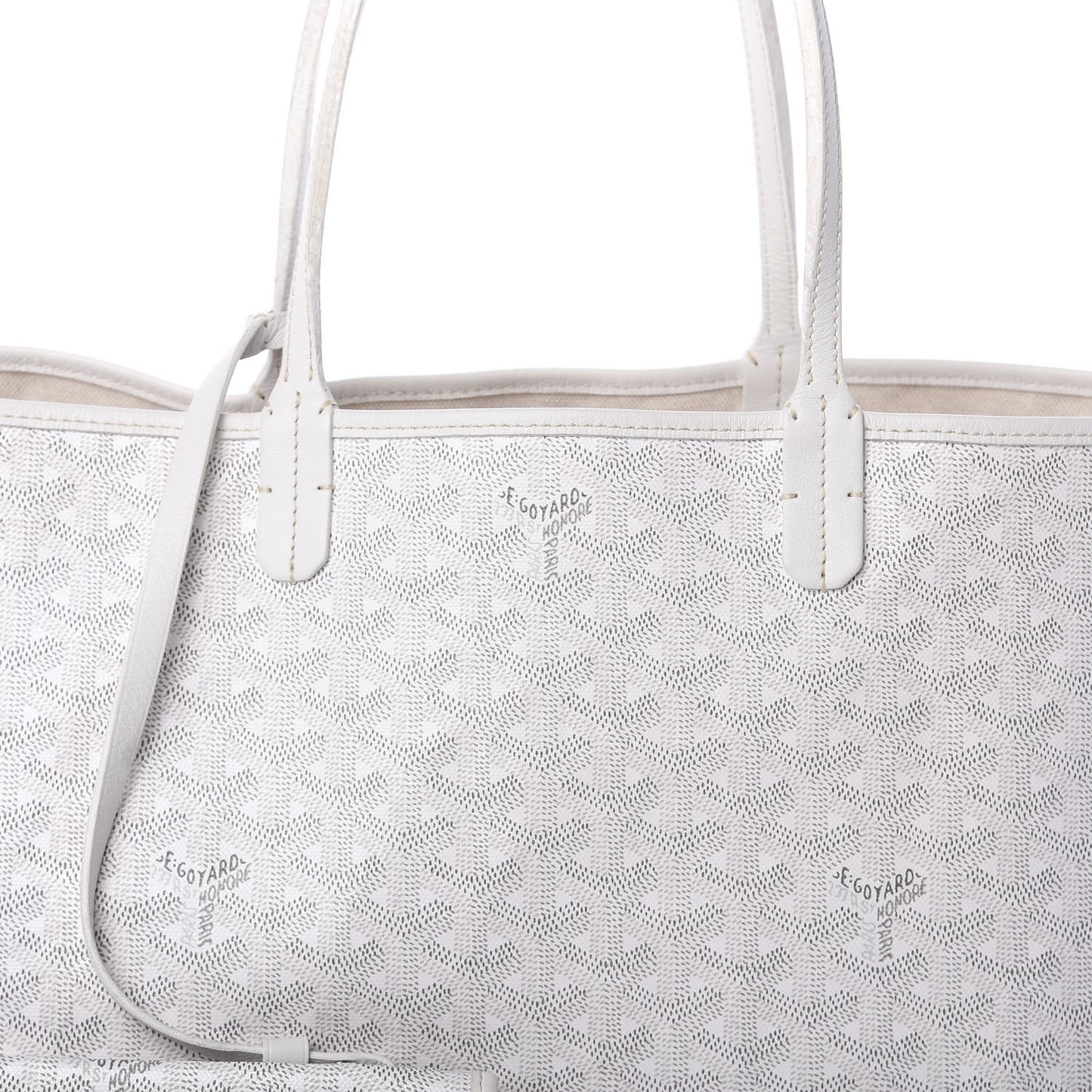 Goyardine Saint Louis PM White