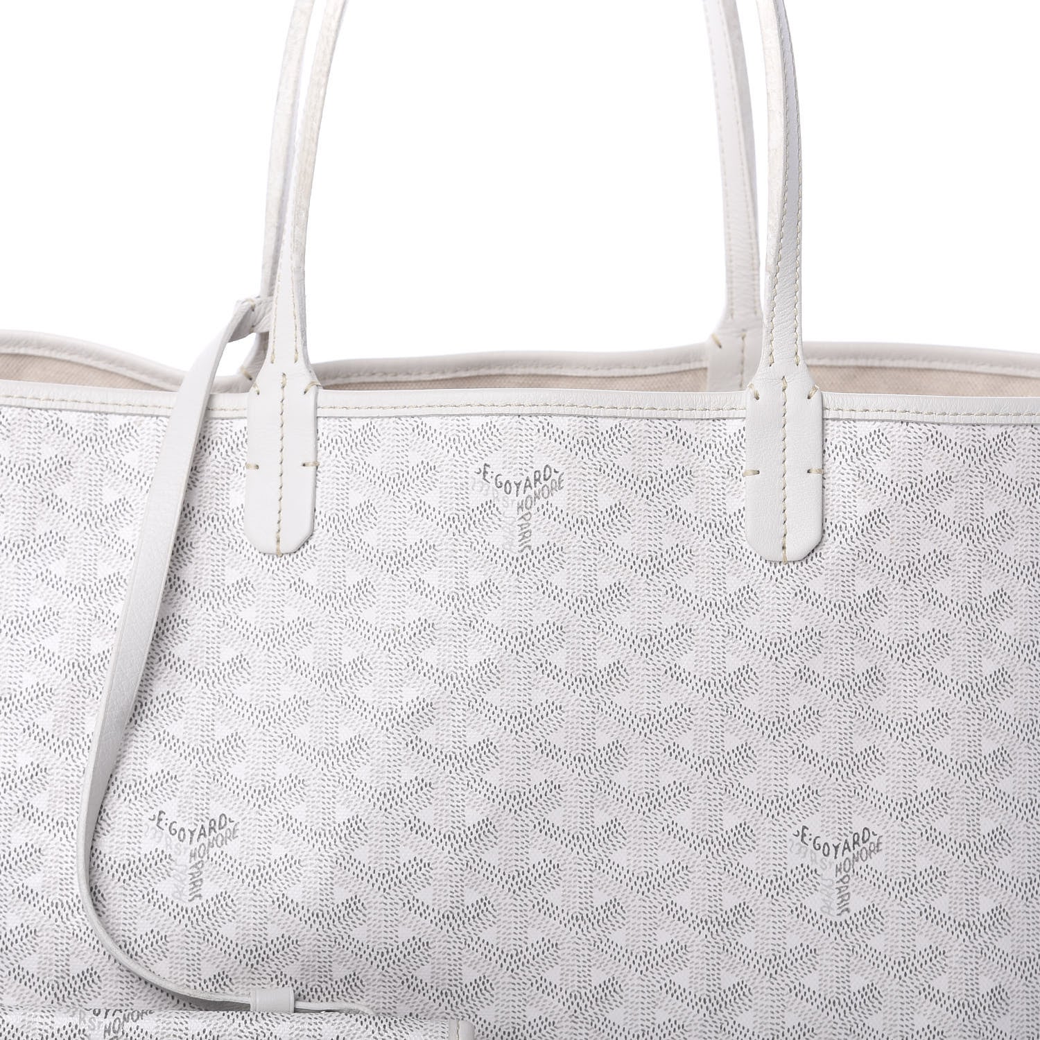 Goyard Goyardine Saint Louis PM White 6 of 8