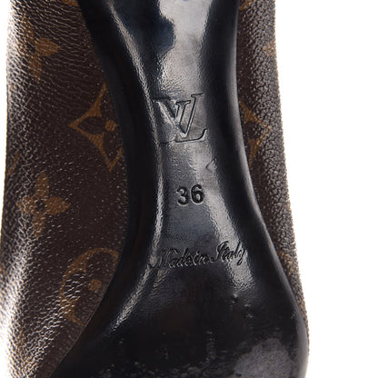 Louis Vuitton Patent Monogram Fetish Pumps 36 10 of 13