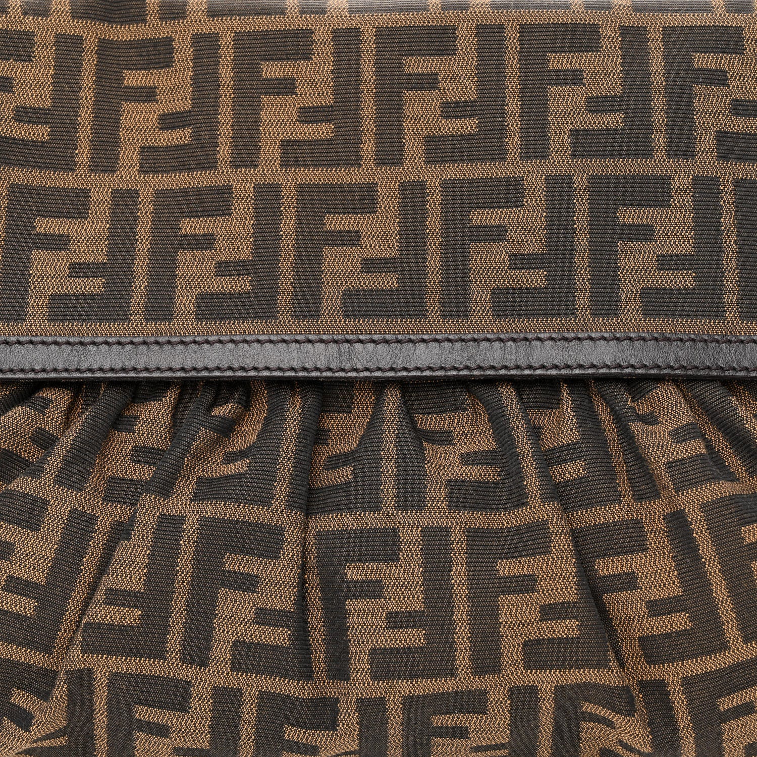 Fendi Zucca Medium Chef Shoulder Bag Tobacco 8 of 10