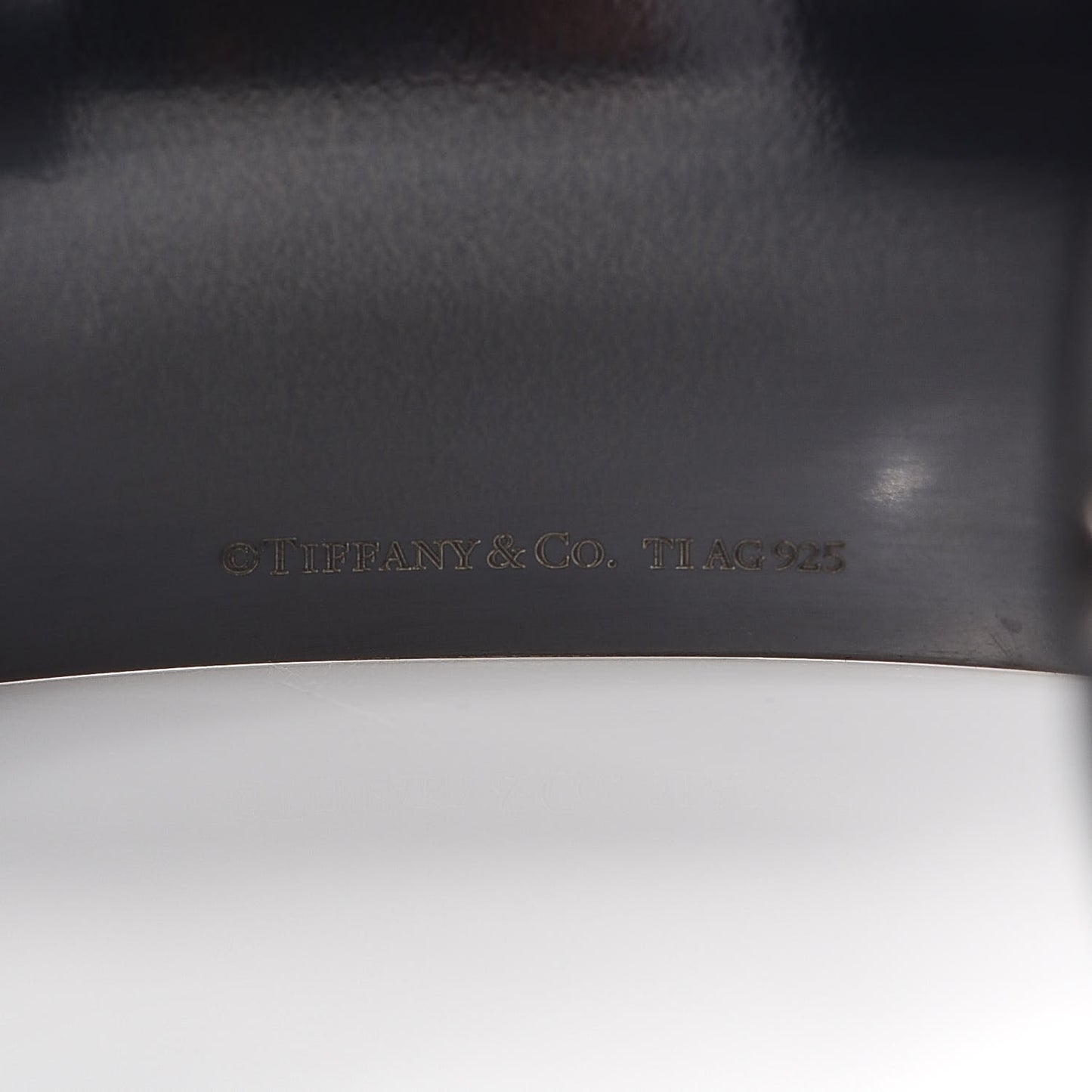 Sterling Silver Titanium 1837 Wide Belt Cuff Bracelet