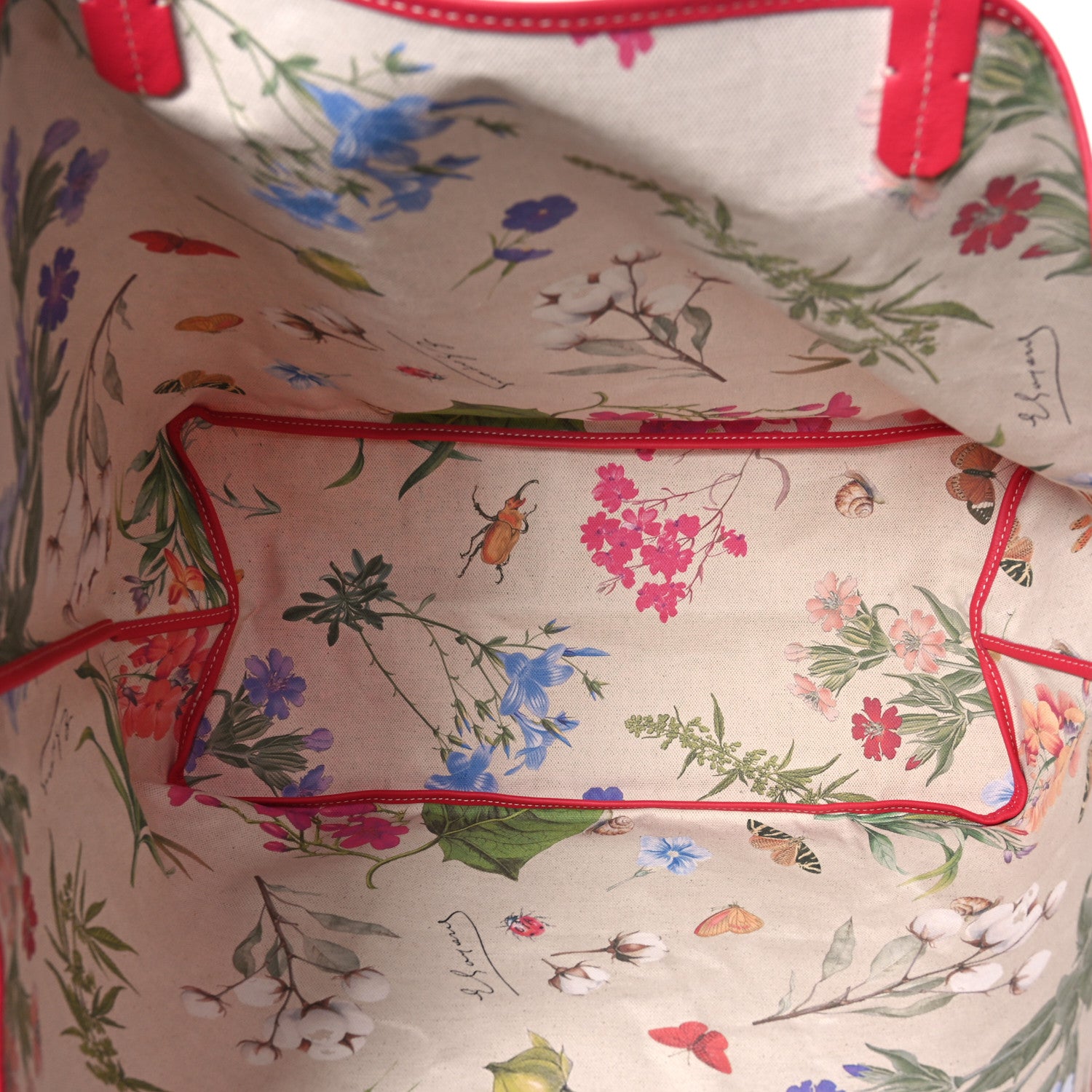 Goyard Goyardine Floral Fantasy Saint Louis GM Fuchsia 6 of 10
