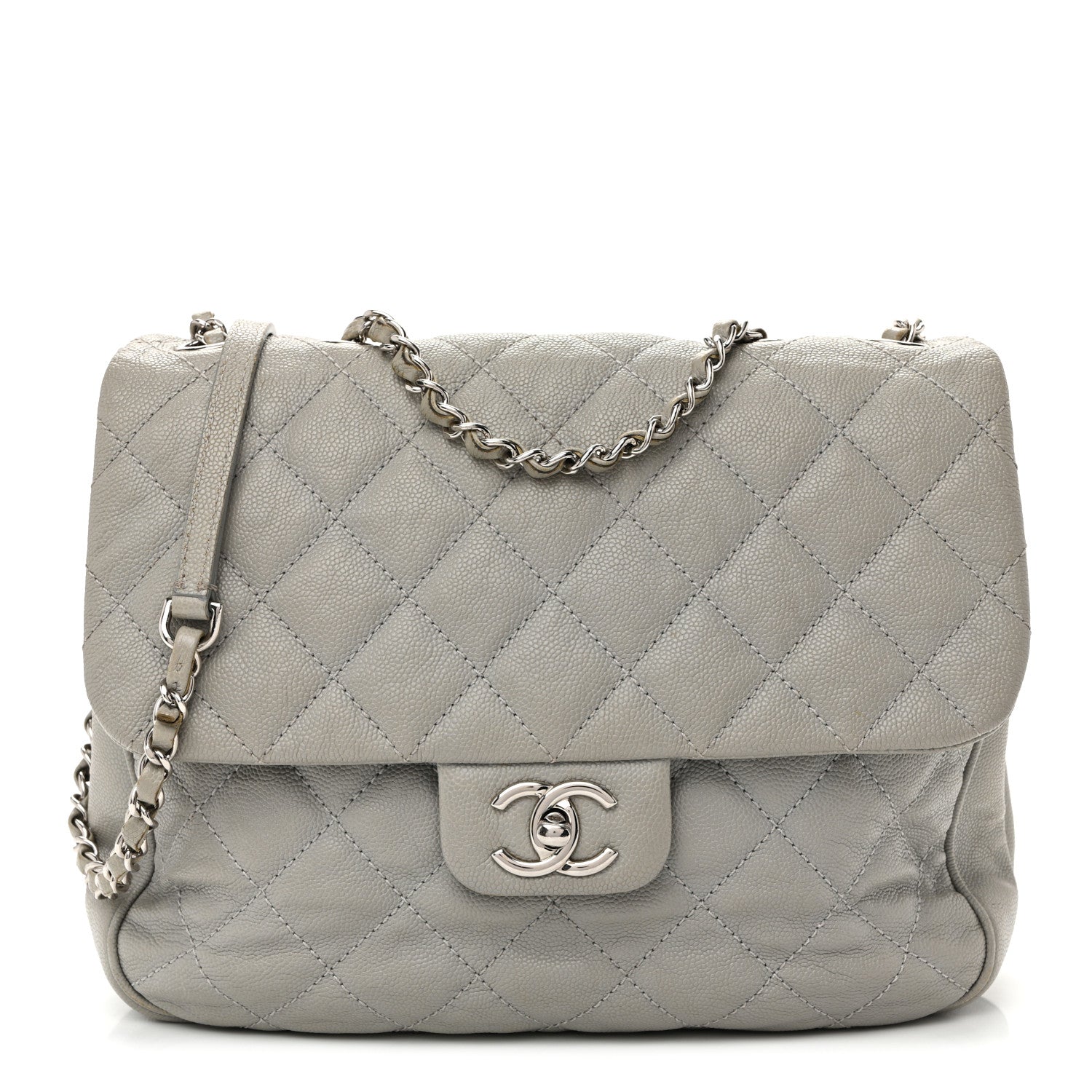 Chanel Caviar Quilted Large Urban Companion Flap Grey 1 of 14