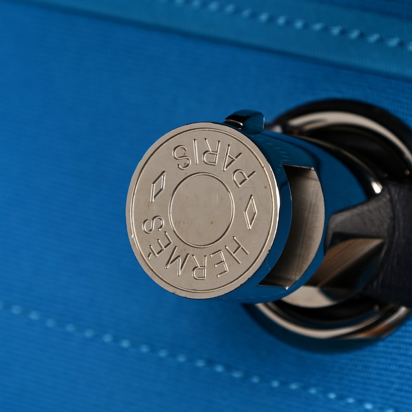 Toile Vache Hunter Herbag Zip 39 MM Bleu Zanzibar