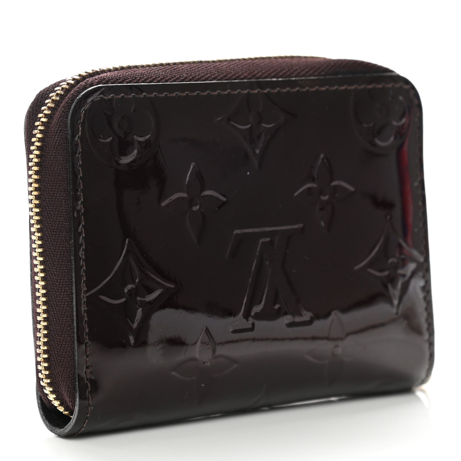 Louis Vuitton Vernis Zippy Coin Purse Wallet Amarante 3 of 8
