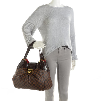 Louis Vuitton Damier Ebene Sistina GM 2 of 8
