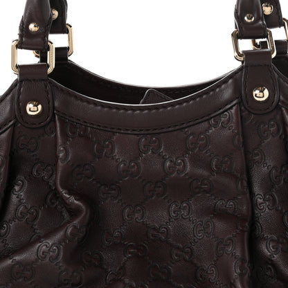 Gucci Guccissima Medium Sukey Tote Chocolate 9 of 10