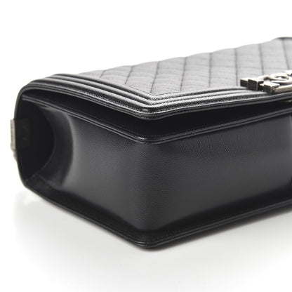 Chanel Caviar Quilted New Medium Boy Flap Black 5 of 9