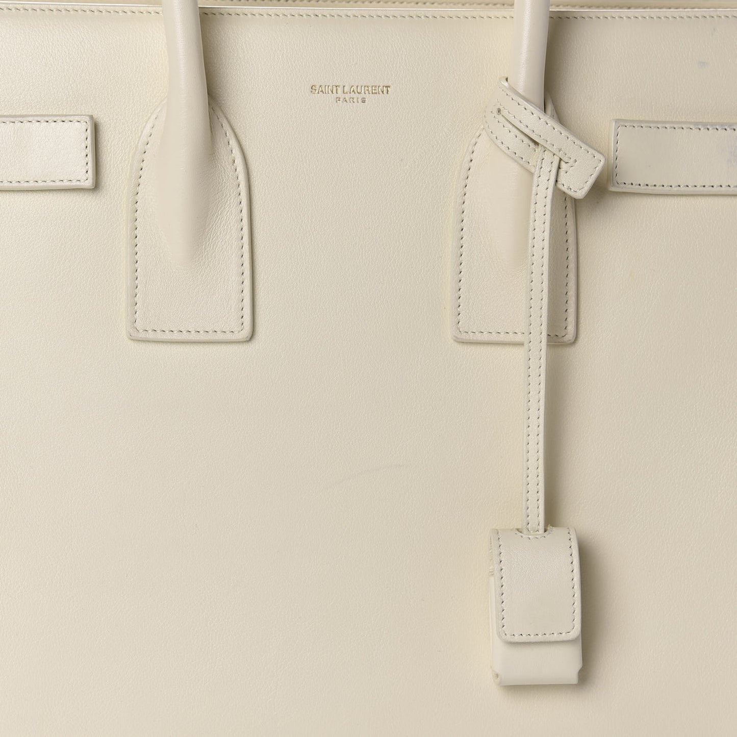 Calfskin Small Sac De Jour Dove White