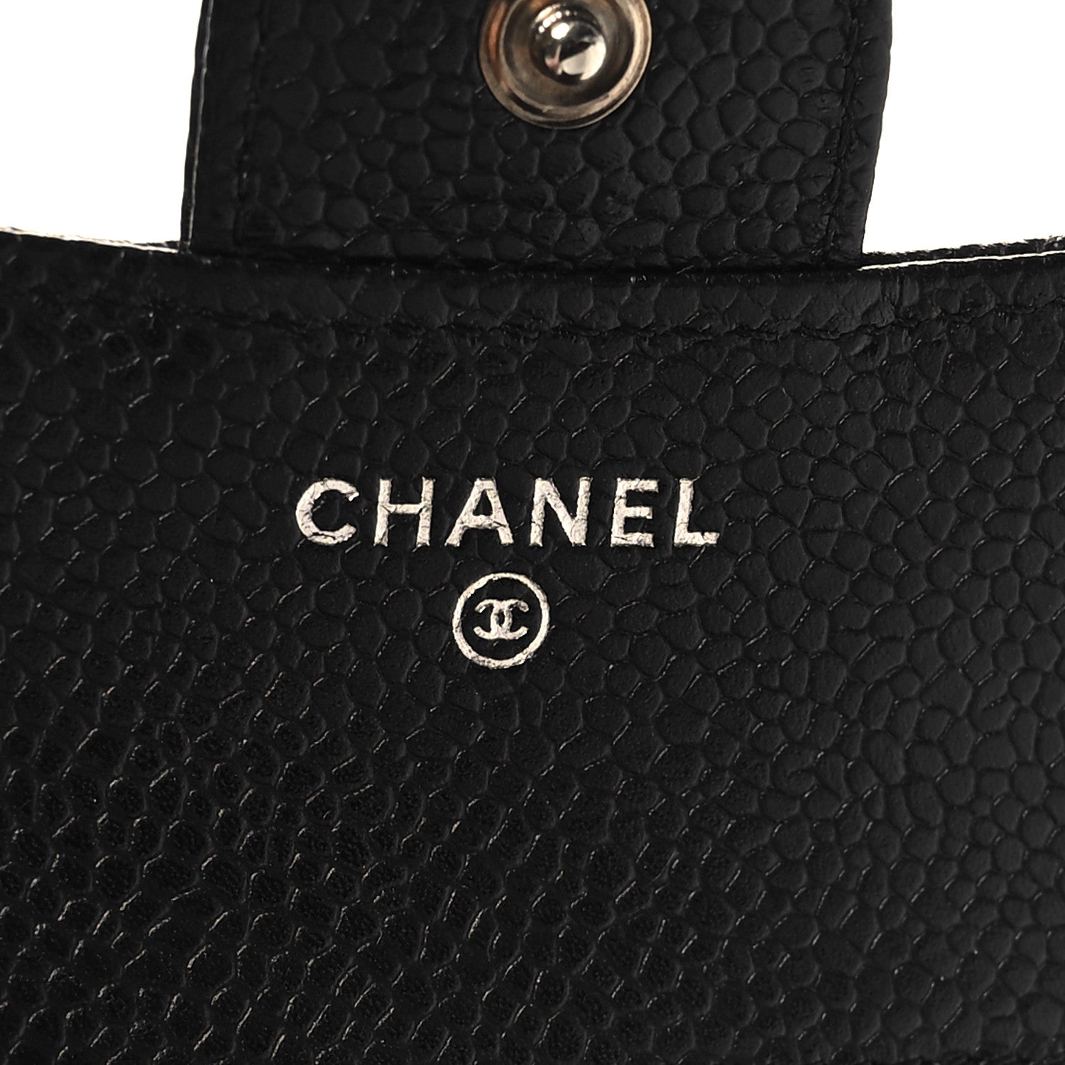 Chanel Caviar Quilted Compact Flap Wallet Black 6 of 8